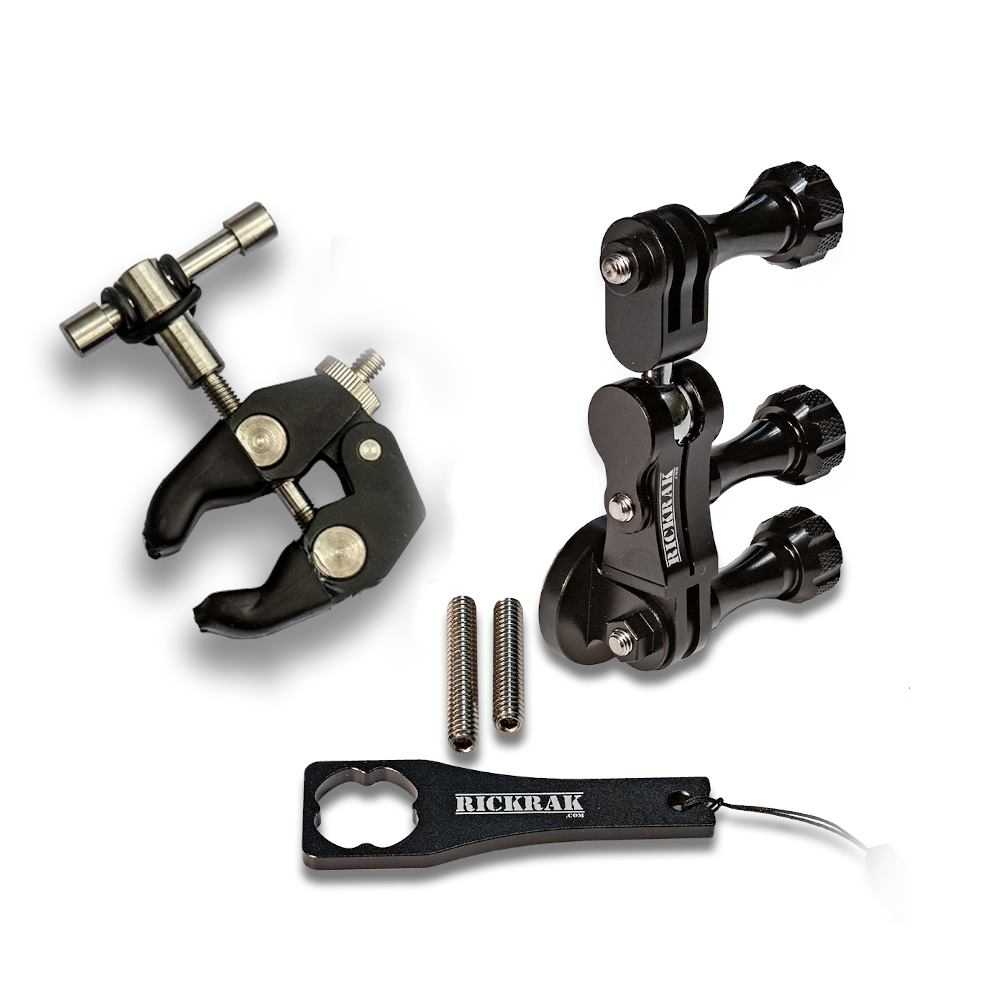 NEW DESIGN! GoPro Deluxe 360 Mount with Clamp Mount