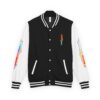 Retro Neon Motorcycle Drifting Jacket | Letterman Jacket