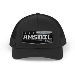 AMSOIL ADAM Flag Logo Snapback