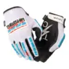 Moto Stealth Glove White/Blue
