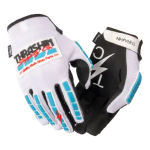 Moto Stealth Glove White/Blue