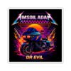 Dr Evil Retro Sticker